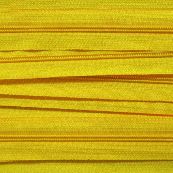 Endlosreissverschluss 3mm gelb