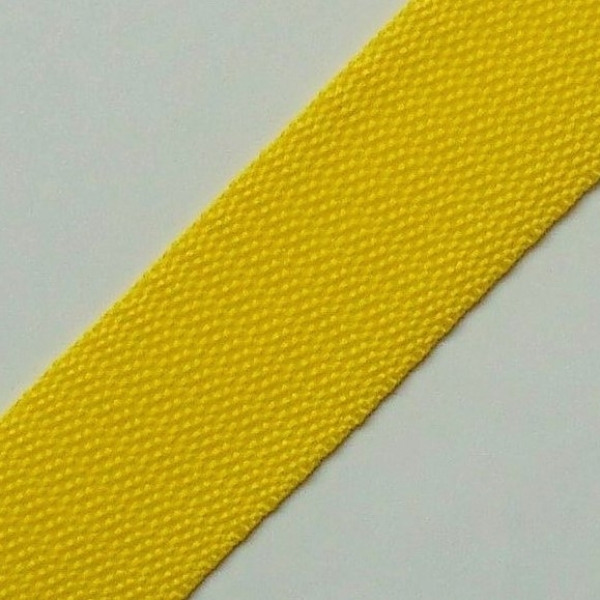 Gurtband 1mm dick, 30mm breit gelb