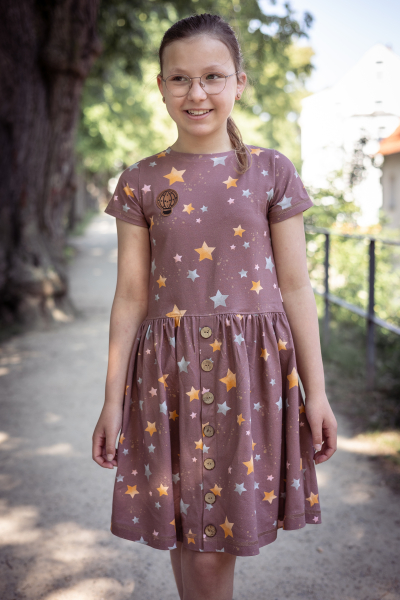 Papierschnittmuster Jessysewing Girls Button Dress