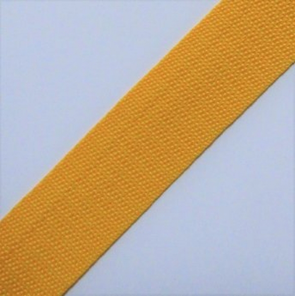 Gurtband 1mm dick, 30mm breit gelborange