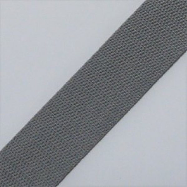 Gurtband 1mm dick, 30mm breit grau