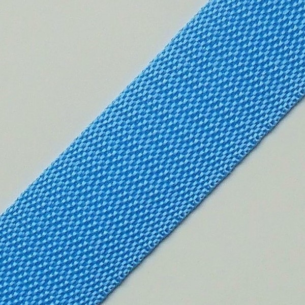 Gurtband 1mm dick, 30mm breit hellblau