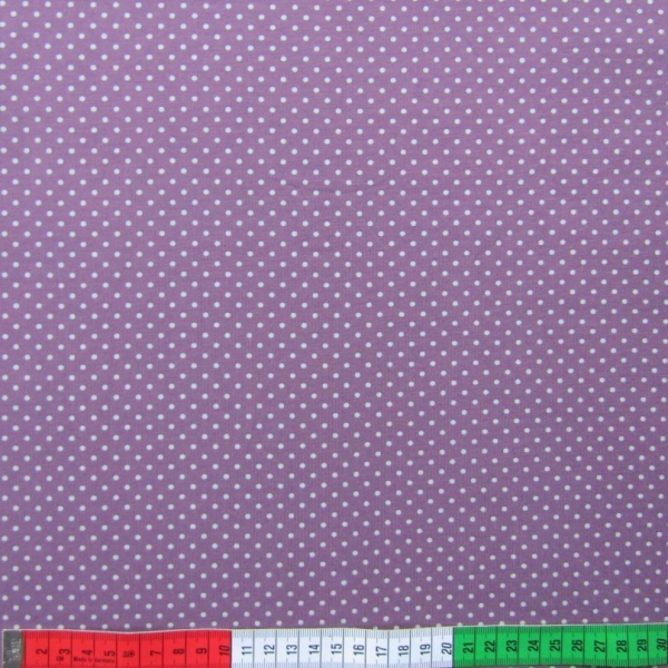 Jersey Pin Dots mauve-grau