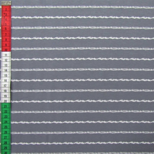 Jersey Scribble grau Reststück 0.65m