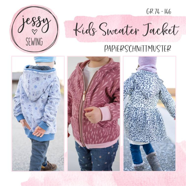Papierschnittmuster Jessysewing Kids Sweater Jacket