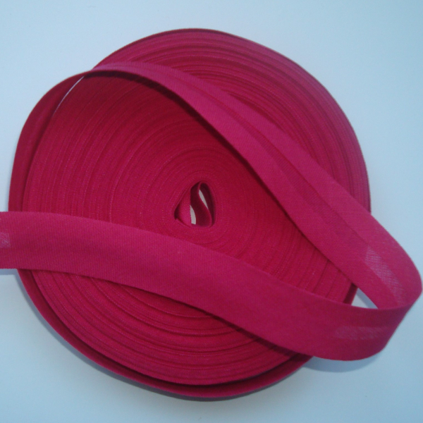 Schrägband gefaltet 20mm pink